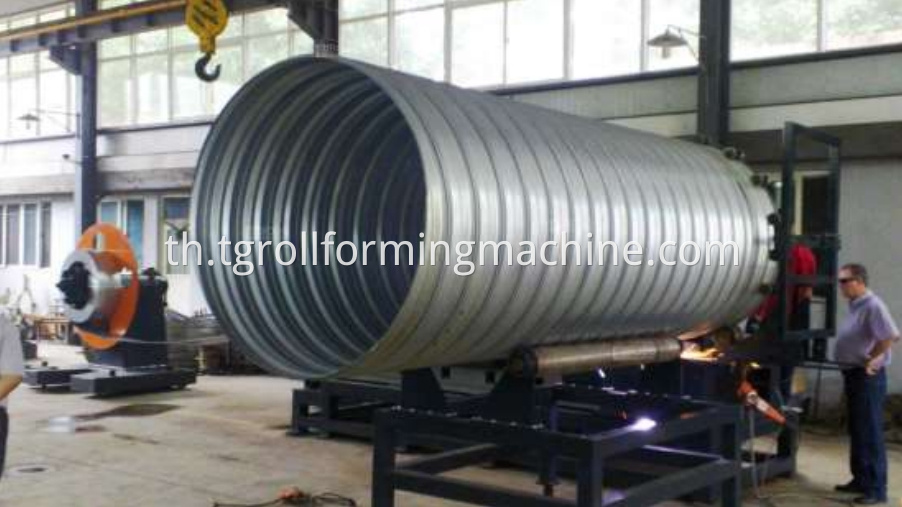 Corrugated Metal Culvert Pipe Forming Machine